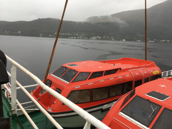 Polar Code compliant tender boat delivered by PALFINGER to expedition cruise vessel "MS Fridtjof Nansen"