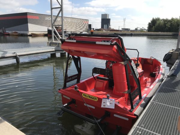 Polar Code compliant fast rescue boat delivered by PALFINGER to expedition cruise vessel "MS Fridtjof Nansen"