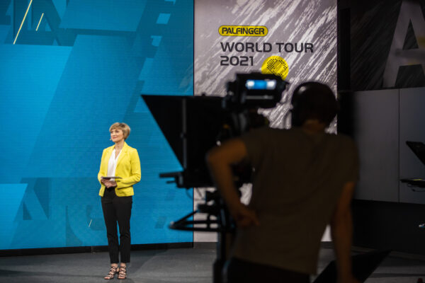 Marianna Evenstein hosting PALFINGER World Tour