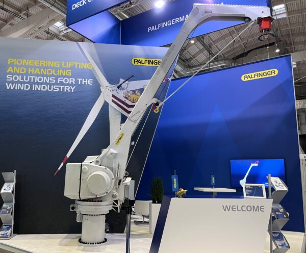 New PALFINGER fixed boom crane