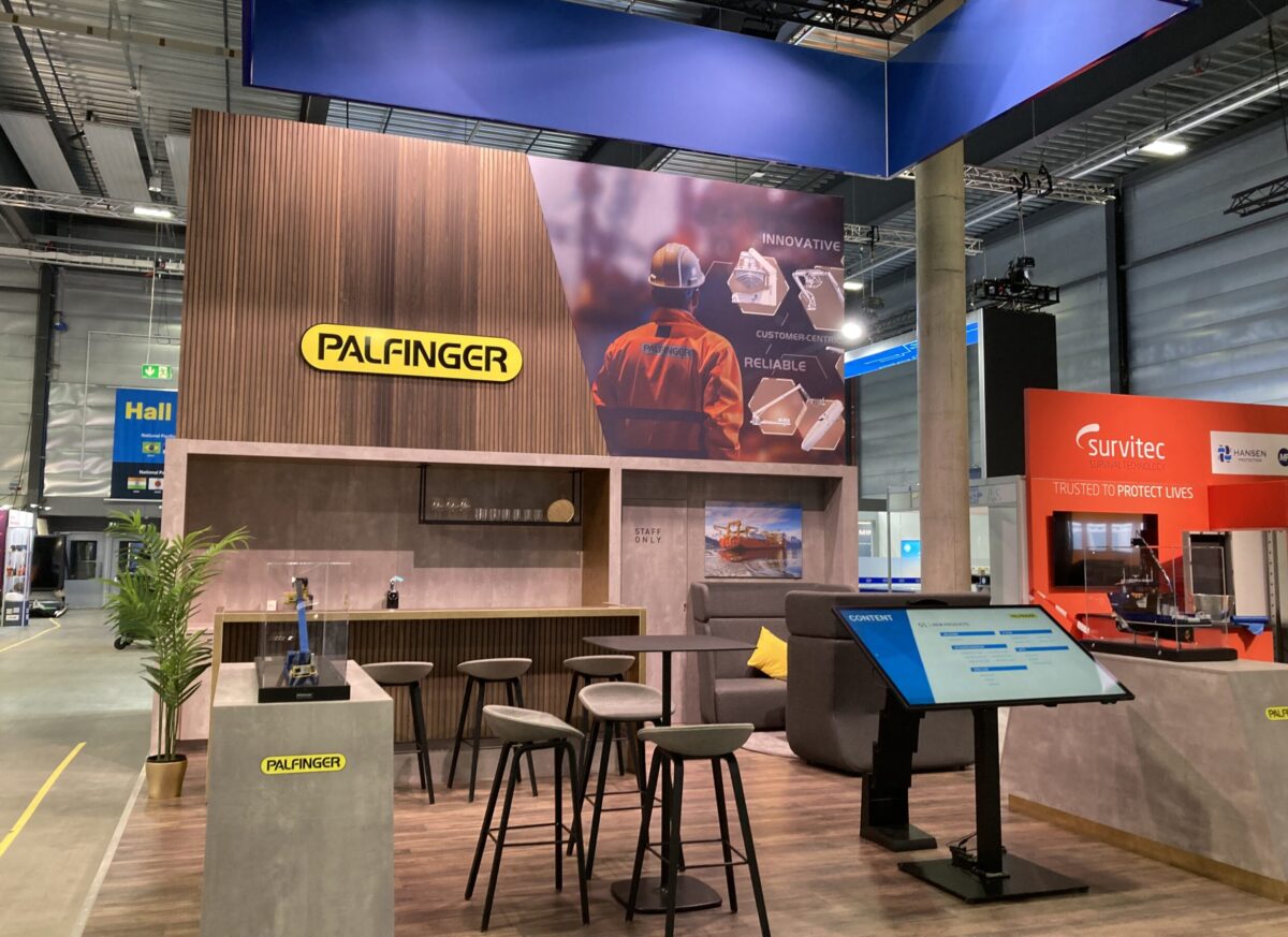 Picture showing the booth